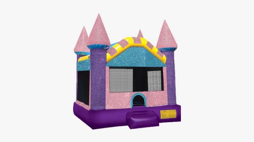 Bounce Houses In Raleigh - Dazzling Castle Bounce House, transparent png download