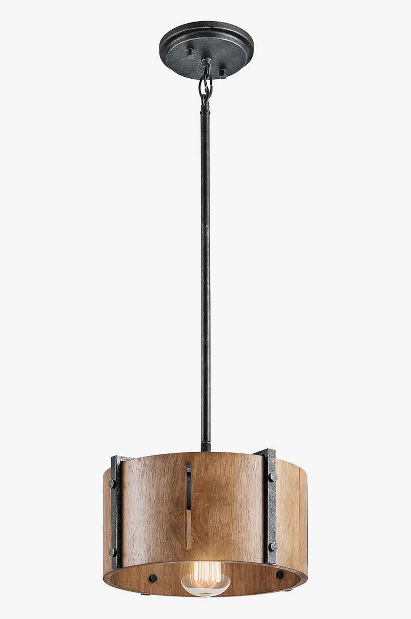 Light Fixture Png - Kichler Lighting-42643dbk-elbur - One Light Convertible, transparent png download