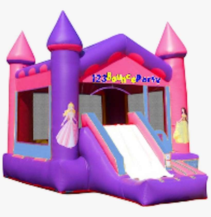 Princess Bounce - Bouncy Castle With A Slide, transparent png download