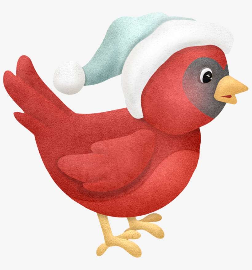 Cardinal Png Winter Clip Art And Lights - Rooster, transparent png download