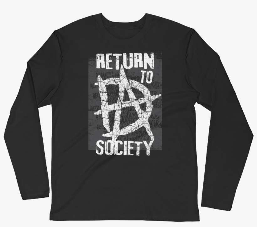 Dean Ambrose "return To Society" Long Sleeve - Dean Ambrose Return To Society T Shirt, transparent png download