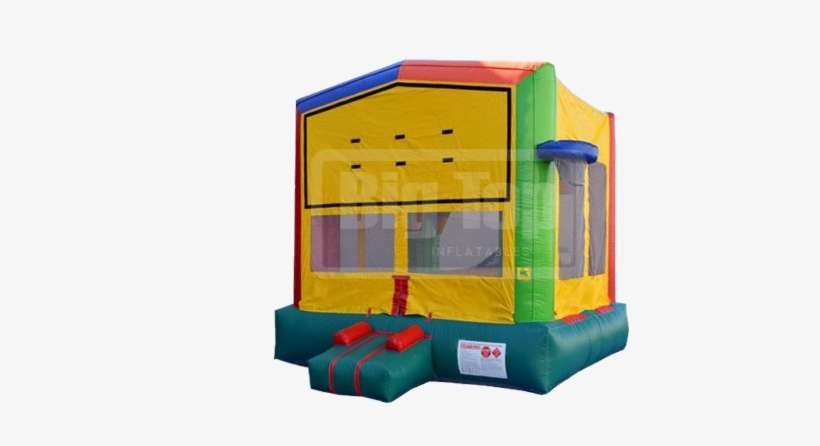 Module 13' X 13' Or 15' X 15' With 2 Basketball Hoops - Happy Jump Module Bounce House, transparent png download
