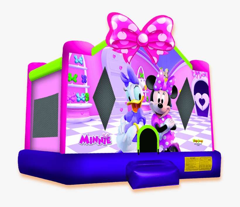 Miney House Fix - Bounce House Minnie Mouse With Slide, transparent png download