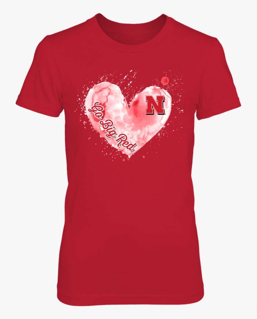 Watercolor Splatter Heart Front Picture - Las Vegas 21st Birthday Shirts, transparent png download