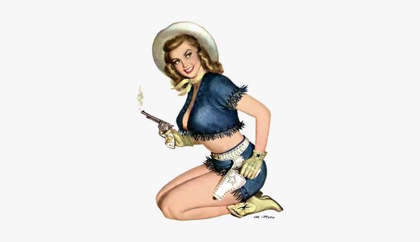 Al Moore - Pin Up Girl Gun, transparent png download