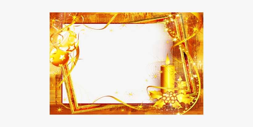 New Year Gold - Frame New Year Png, transparent png download