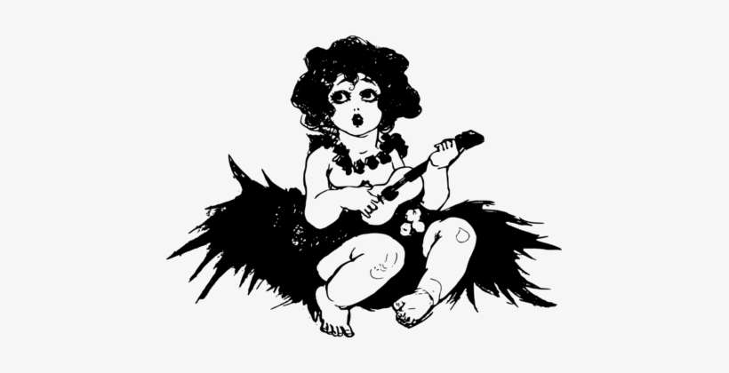 Acoustic Guitar Ukulele Electric Guitar Visual Arts - Illustration, transparent png download