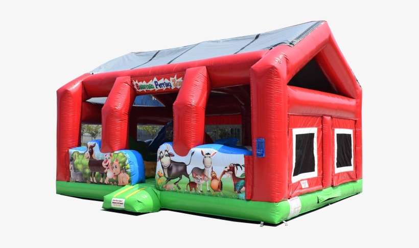 Picture - Barnyard Petting Zoo Inflatable, transparent png download