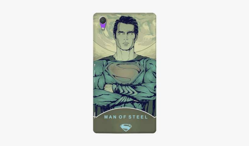 Man Of Steel Case For Sony Xperia Z2 - Superman, transparent png download