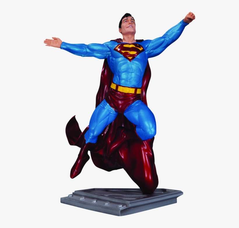 Image Is Loading Superman Man Of Steel Statue By Gary - Superman - Man Of Steel Statue By Gary Frank, transparent png download