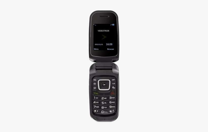 Lg B470 Gophone - Black - Mobile Phone, transparent png download