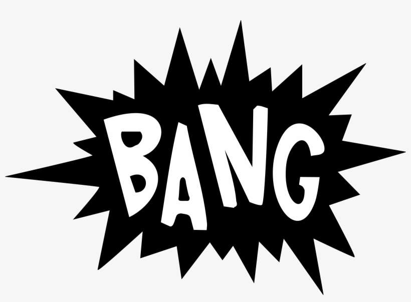 Big Image - Bang Onomatopoeia, transparent png download
