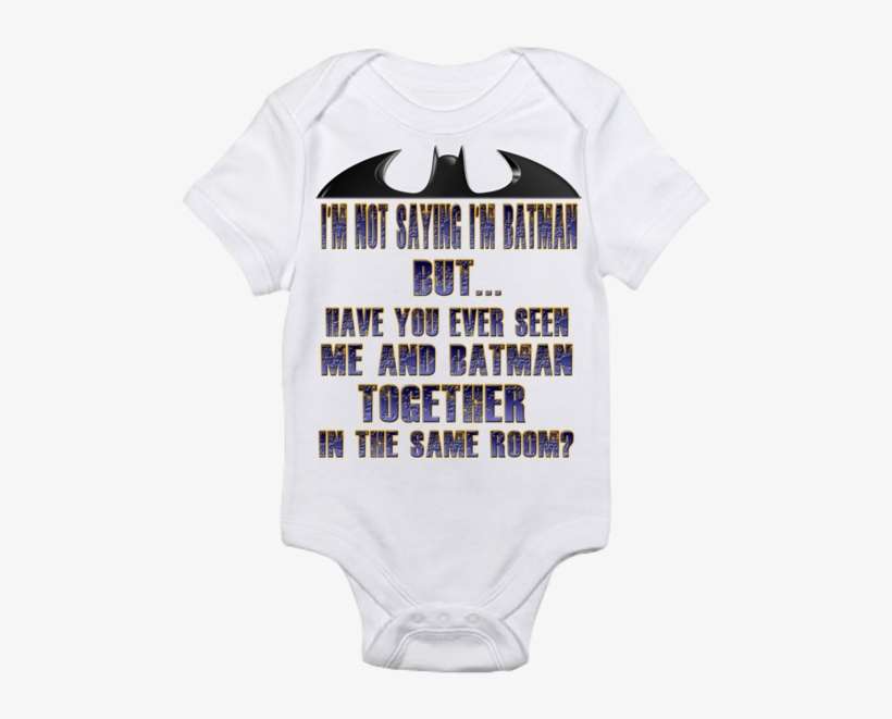 Batman Baby Onesie Body-suit - Batman Onesies For Baby, transparent png download