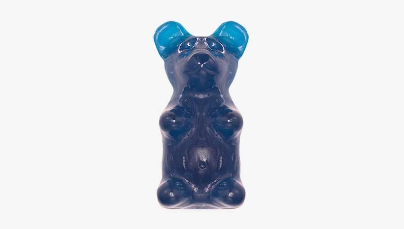 Blue Raspberry Png - Cola Giant Gummy Bear, transparent png download