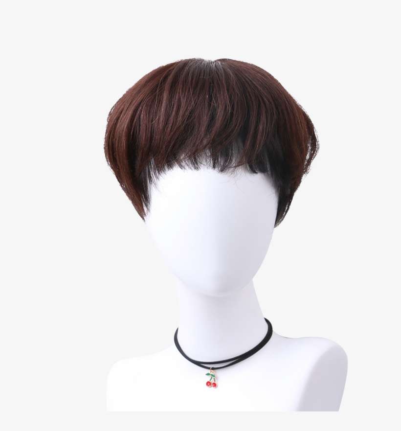 Color Classification, With Fringe Black Net Dark Brown - Hair, transparent png download