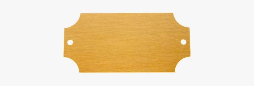 Satin X Brass Decorative Plate Clearance - Plaque Plate, transparent png download