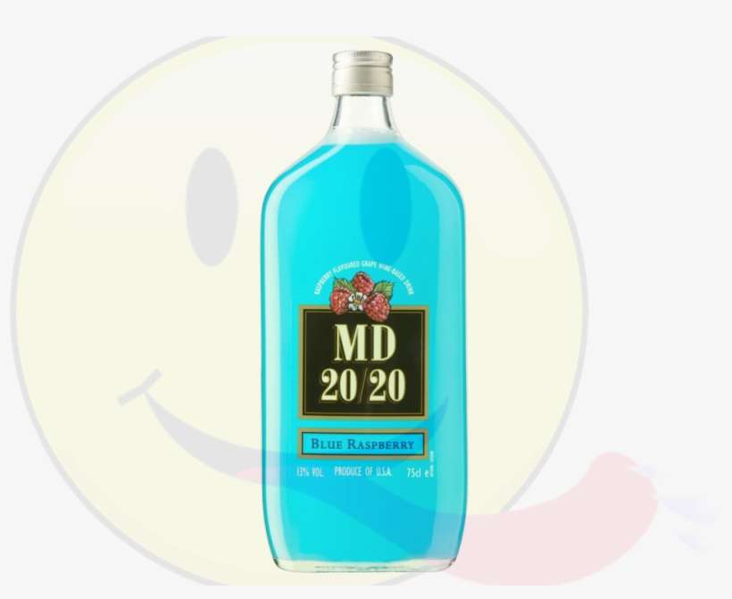 Md 20/20 Blue Raspberry 75cl, transparent png download