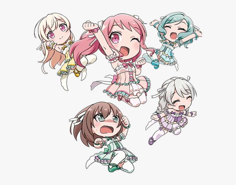 Download Pastel*palettes Image - Bang Dream Girls Band Party Pico, transparent png download