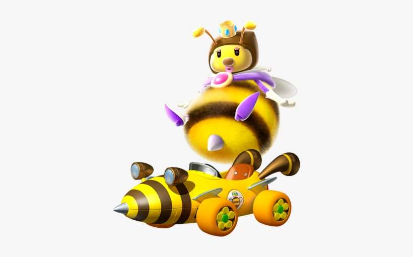 Mk7 Queenbee - Honey Queen Mario Kart 7, transparent png download