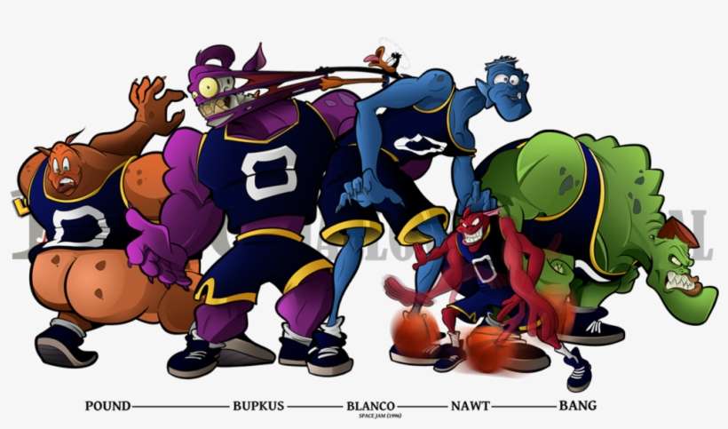 Graphic Freeuse Halloween Special Aliens Vs Monstars - Space Jam Monstars, transparent png download