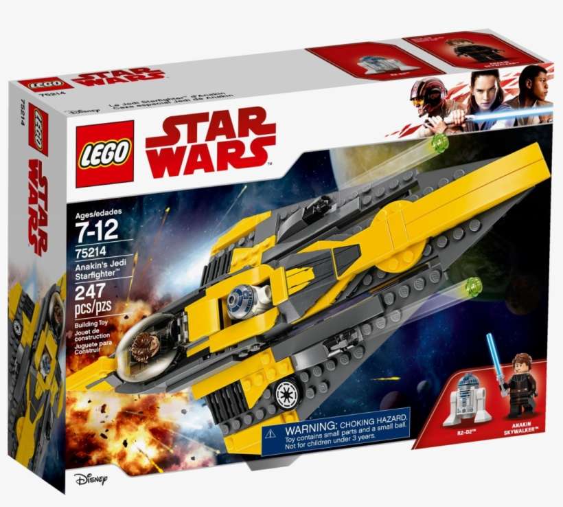 75214 Anakin's Jedi Starfighter™ - Lego Star Wars Anakin's Jedi Starfighter 75214, transparent png download