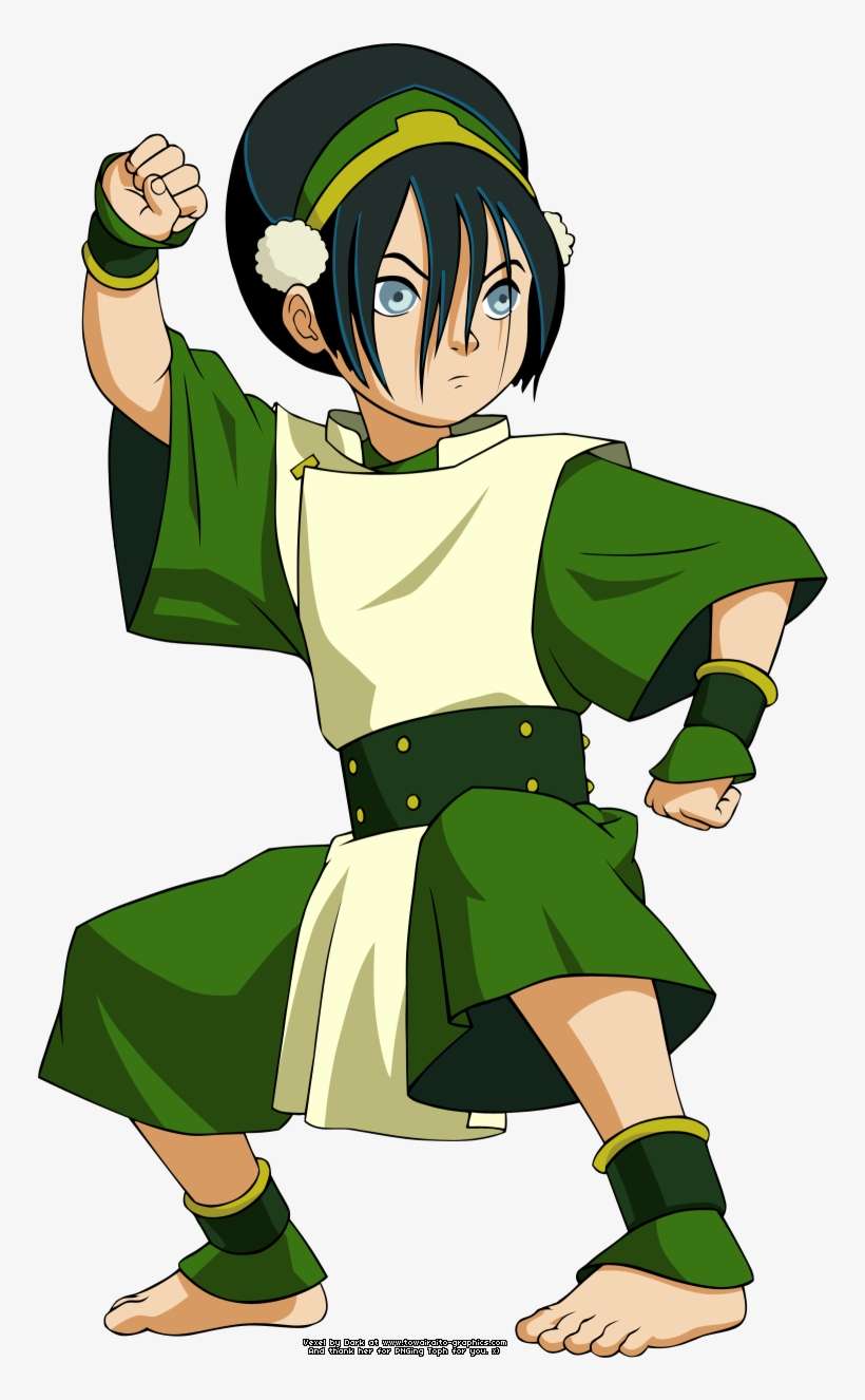 The Last Airbender Toph Hoodie - Avatar The Last Airbender Toph Beifong Cosplay Costume, transparent png download