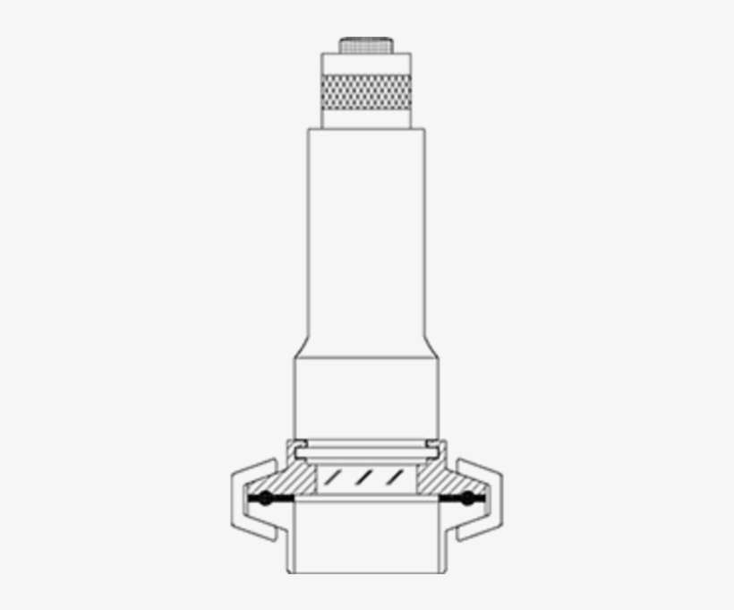 Schauglasleuchte Flash Light - Light-emitting Diode, transparent png download