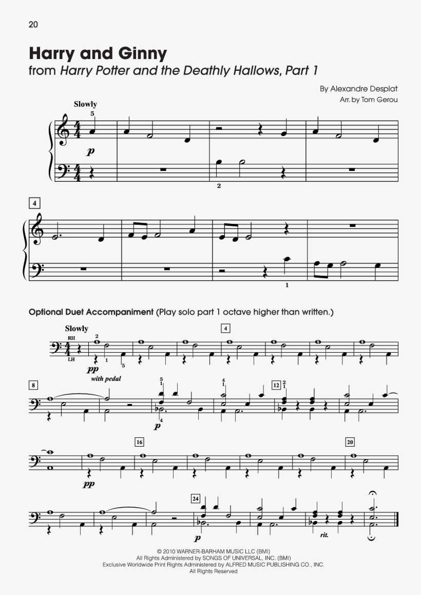 Harry Potter And The Deathly Hallows, Part 1 Thumbnail - J.w. Pepper & Son, transparent png download