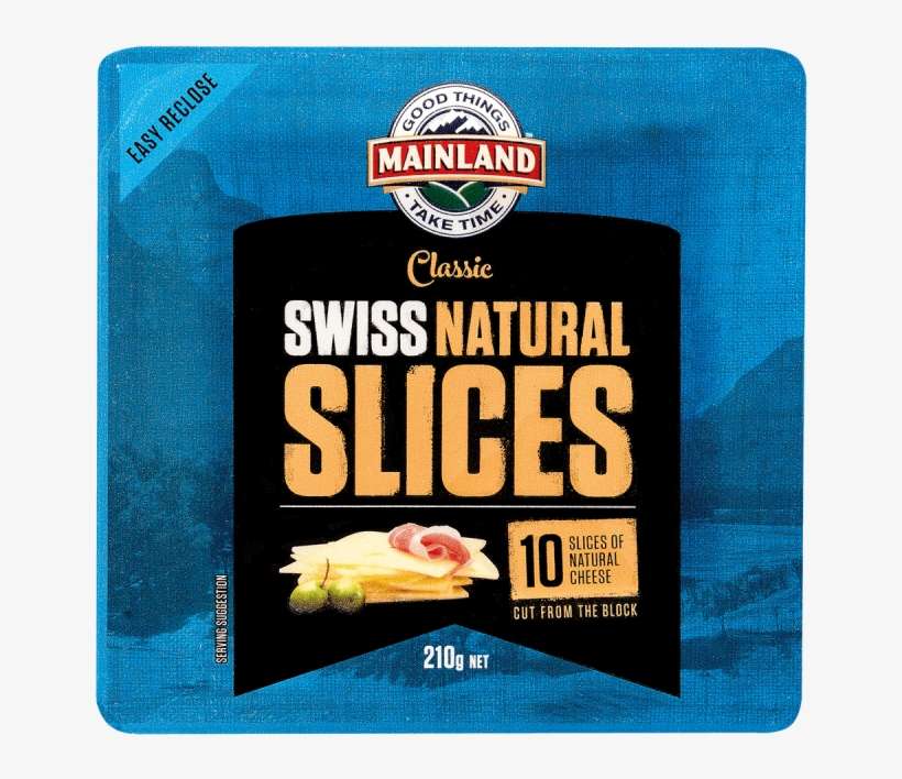Mainland Processed Cheese Slices Mainland Pure Butter Sea Salt 250g