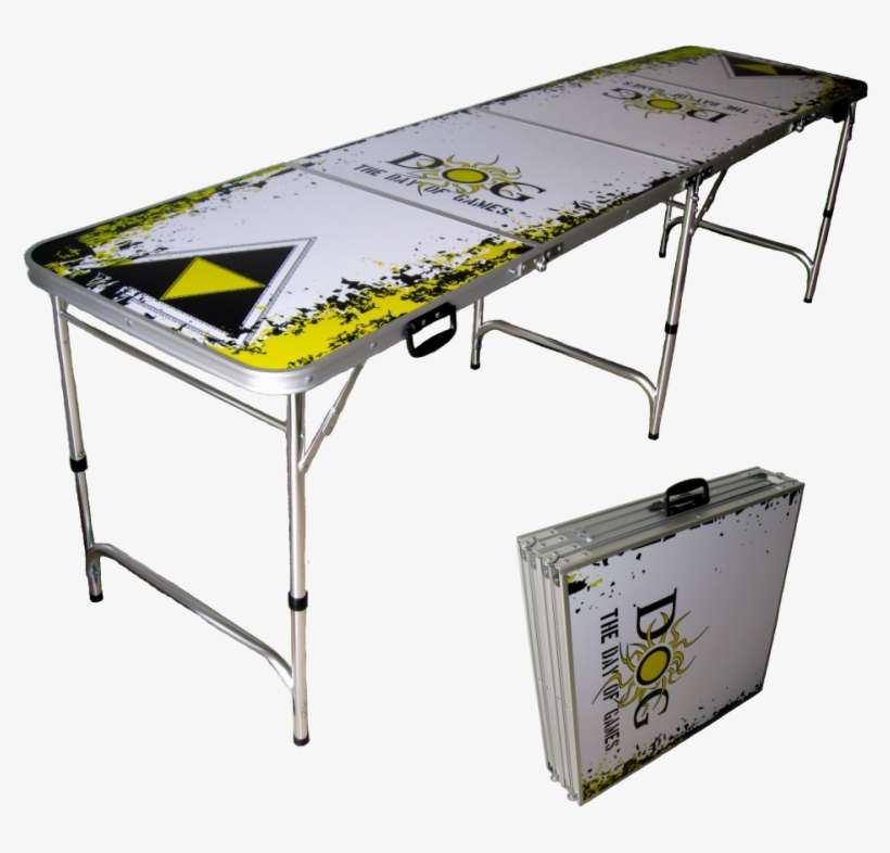 Day Of Games Foldable Portable Beer Pong Table, transparent png download