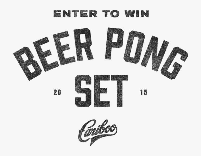 Cariboo Banner Beerpong Text - Mer Made In The Usa Laundry Room Tee, transparent png download