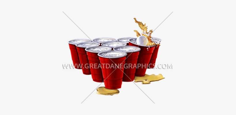 Pin Beer Pong Cups Clipart - Beer Pong, transparent png download