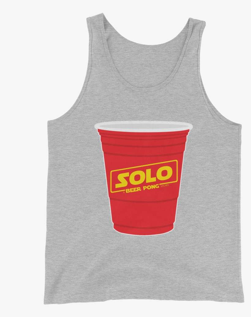 Solo Beer Pong Cup Tank Top - Top, transparent png download