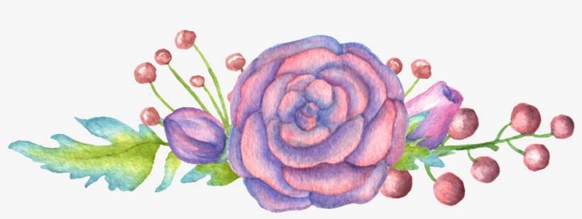 A Transparent Ornamental Material For The Stamen - Watercolor Painting, transparent png download