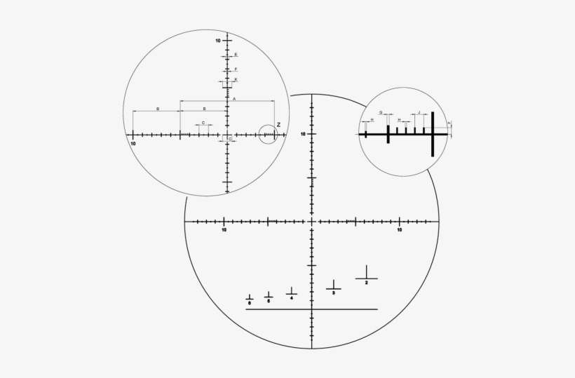 B4i-2fp Reticle - Diagram, transparent png download