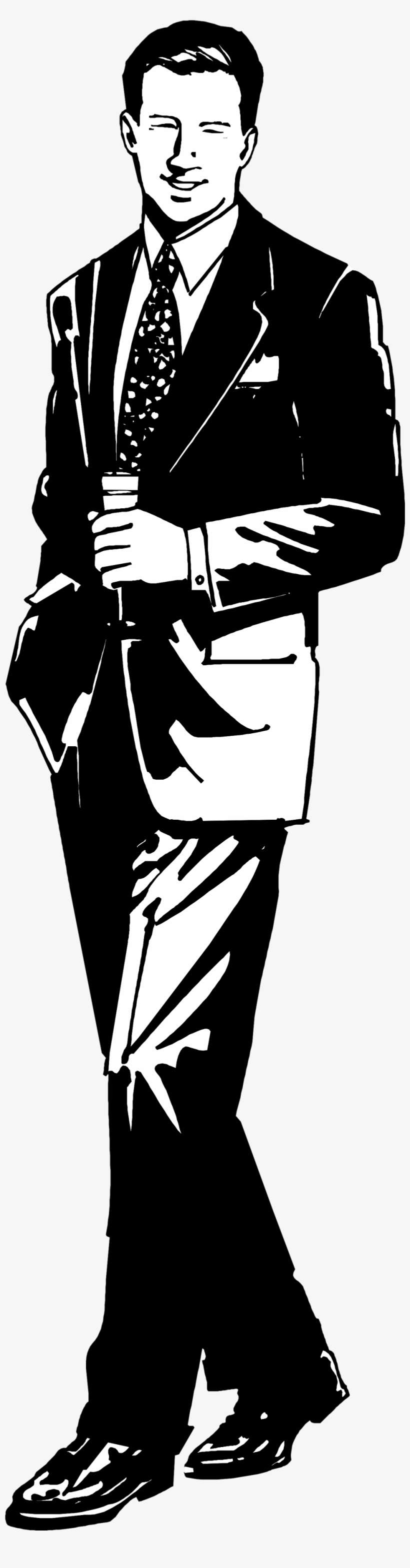 Man In Suit Clipart - Gents Suit Clipart, transparent png download