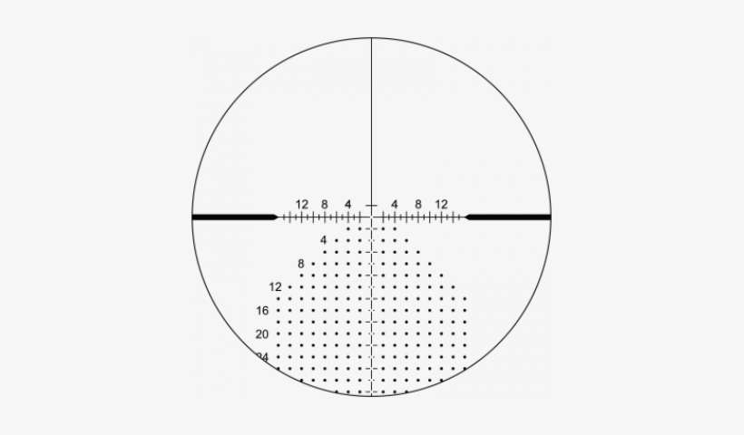 Front Focal Impact-60 Moa - Leupold Impact 60 Reticle, transparent png download