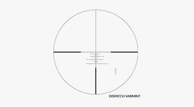 Varmint Reticle - Varmint Rifle, transparent png download
