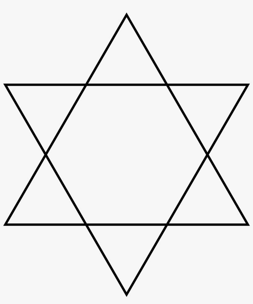 Clip Free File Star Wikimedia Commons Open - Estrela De 6 Pontas, transparent png download