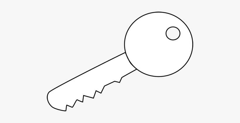 Download Key Clipart Black And White - White Keys Clipart Transparent ...