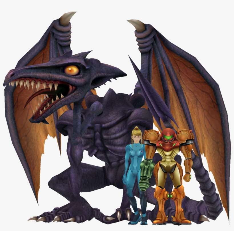 Super Smash Bros - Ridley Size Comparison, transparent png download