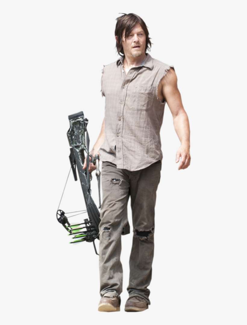 The Walking Dead Render Daryl Dixon - Daryl From The Walking Dead Png, transparent png download