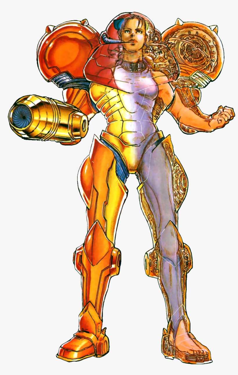 Half X Ray Vision Of What Samus Aran S Suit Looks Like Samus Varia Suit Super Metroid Png Image Transparent Png Free Download On Seekpng