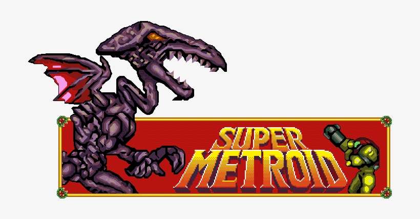 Super Metroid - Super Metroid Title Screen, transparent png download