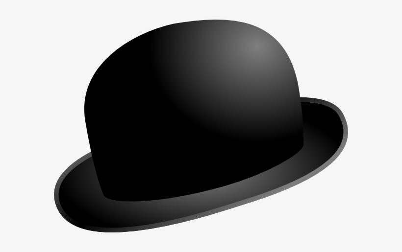 Image Freeuse Clip Art At Clker Com Vector Online - Charlie Chaplin Hat Clip Art, transparent png download