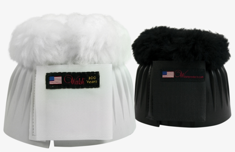 Products/147sh Bell Boot Sheepskin Black White - Portable Network Graphics, transparent png download