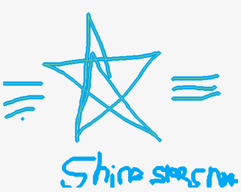 Shining Star - Diagram, transparent png download