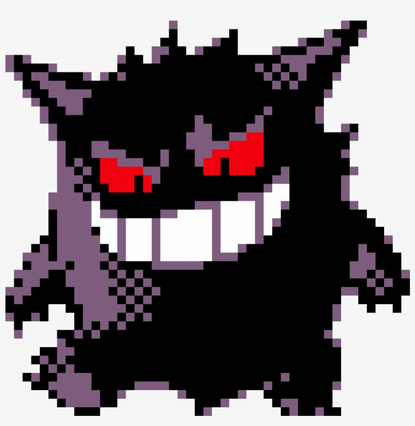 Gengar - Gengar Pokemon Gold Sprite, transparent png download
