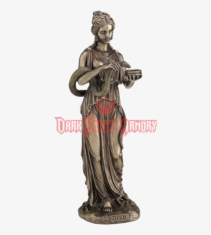 Greek Goddess Hygieia Statue - Hygieia Statue - Greek Goddess Of Health, transparent png download