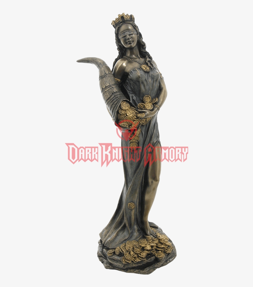 Mythology Greek Statues And - Lady Fortuna Statue, Goddess Of Fortune And Luck, transparent png download